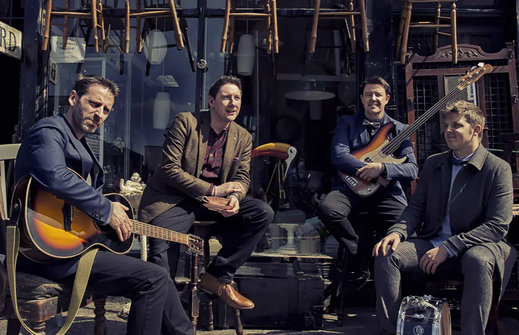 The Best Men band outside Bird